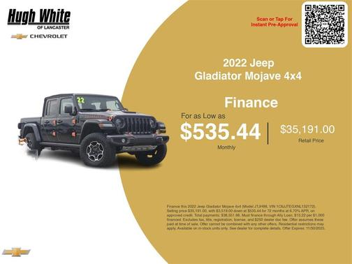 2022 Jeep Gladiator Mojave