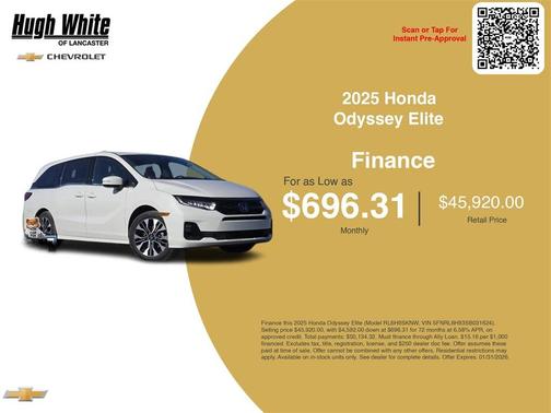 2025 Honda Odyssey Elite