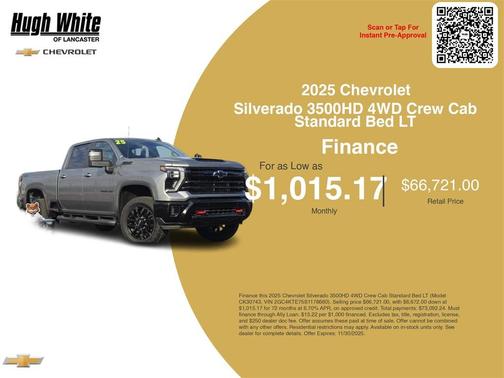 2025 Chevrolet Silverado 3500 LT