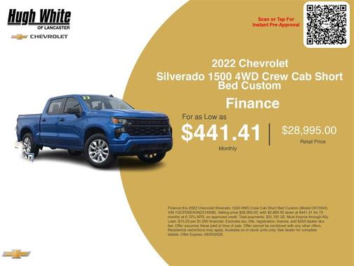 2022 Chevrolet Silverado 1500 Custom