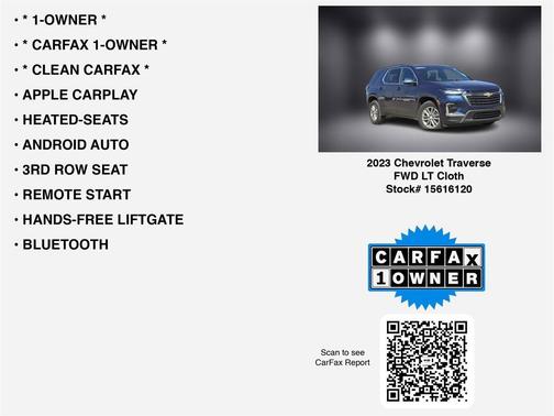 2023 Chevrolet Traverse LT Cloth