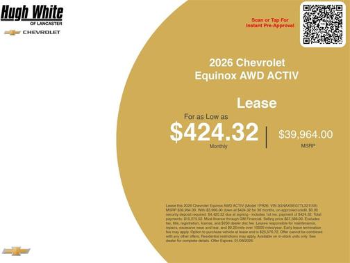 2026 Chevrolet Equinox ACTIV