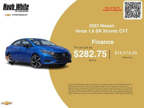 2023 Nissan Versa 1.6 SR