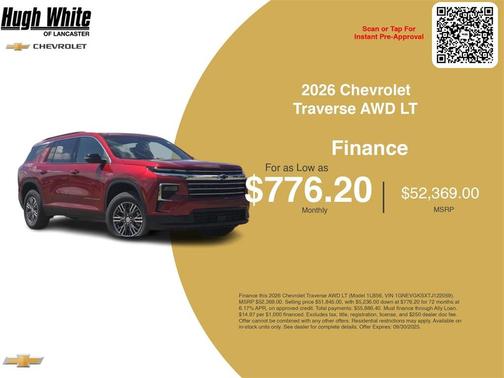 2026 Chevrolet Traverse LT