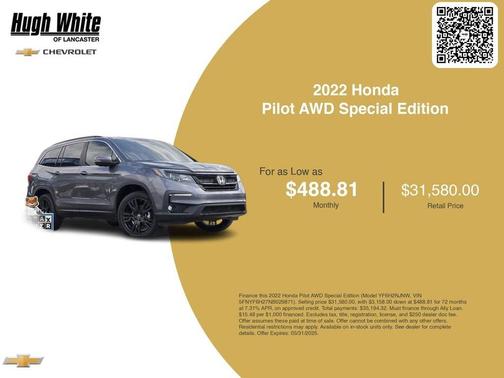 2022 Honda Pilot Special Edition