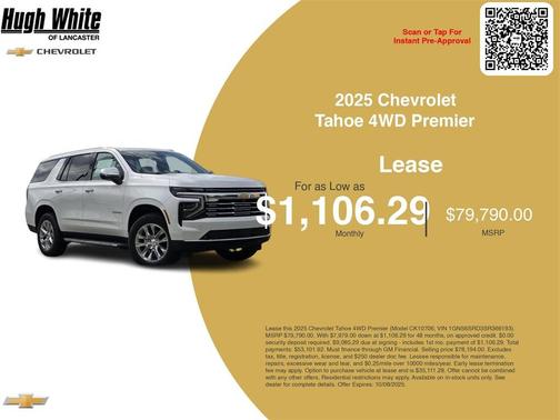 2025 Chevrolet Tahoe Premier