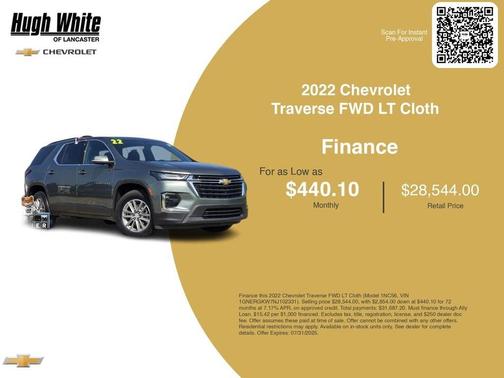 2022 Chevrolet Traverse LT Cloth