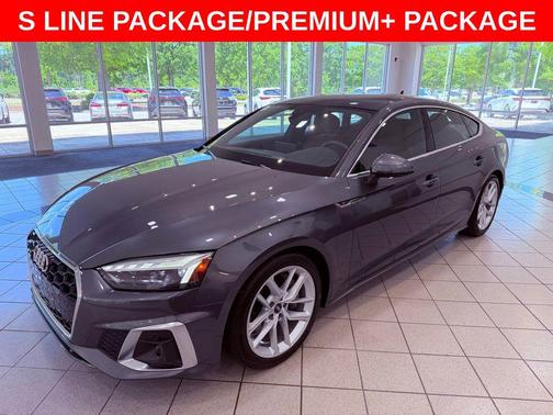 Daytona Gray Pearl Effect 2023 Audi A5 Sportback 45 S Line Premium Plus
