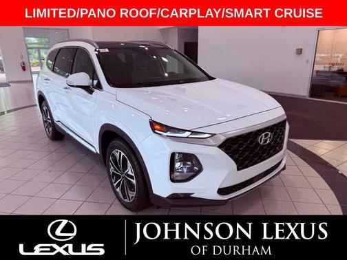 Quartz White 2019 Hyundai SANTA FE Limited 2.0T