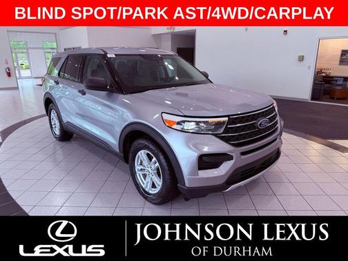 ICONIC SILVER METALLIC 2022 Ford Explorer 1 OWNER/CO-PILOT 360/BLIND SPOT/PARK AST/CARPLAY