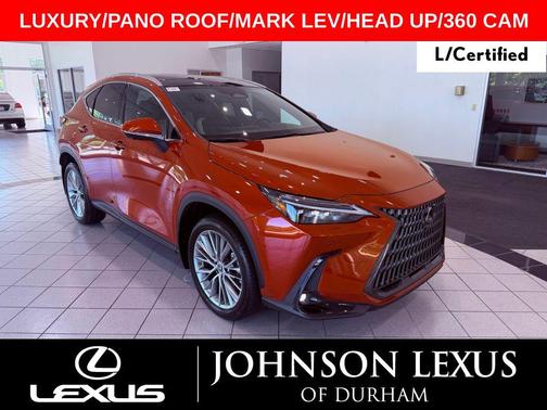 Cadmium Orange 2023 Lexus NX 350 Luxury