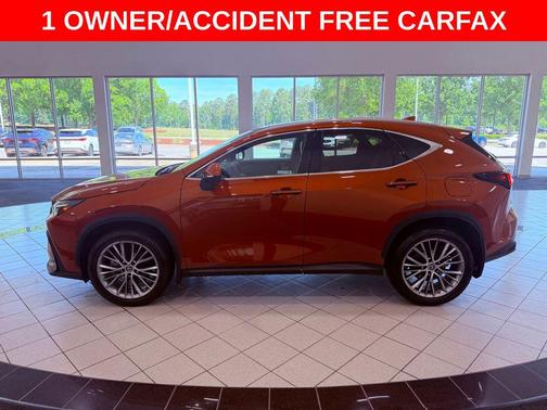 Cadmium Orange 2023 Lexus NX 350 Luxury