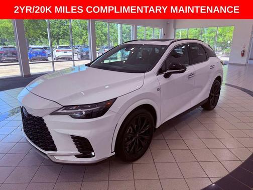 Ultra White 2023 Lexus RX 350 F SPORT Handling