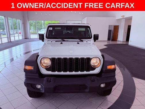Bright White Clearcoat 2024 Jeep Wrangler Sport S