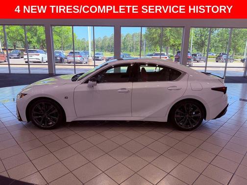 Ultra White 2024 Lexus IS 350 F Sport