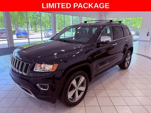 Brilliant Black Crystal Pearlcoat 2015 Jeep Grand Cherokee Limited