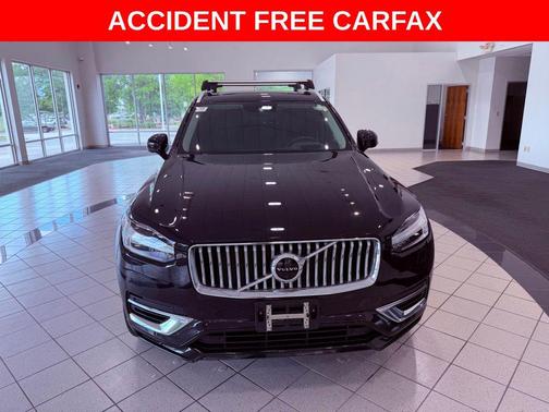 Onyx Black Metallic 2021 Volvo XC90 Recharge Plug-In Hybrid T8 Inscription Expression 7 Passenger