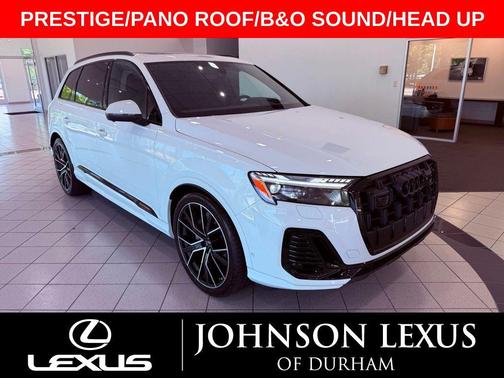 Glacier White Metallic 2025 Audi Q7 55 Prestige