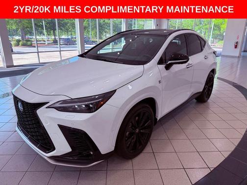 Ultra White 2026 Lexus NX 450h+ F SPORT Handling