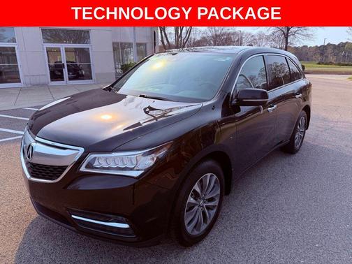 Crystal Black Pearl 2016 Acura MDX 3.5L AcuraWatch Plus Package