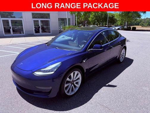 Deep Blue Metallic 2020 Tesla Model 3 Long Range