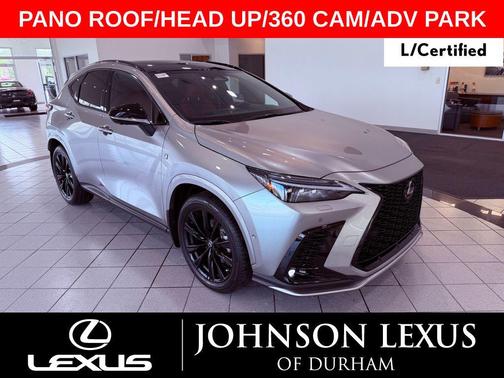 Atomic Silver 2025 Lexus NX 450h+ F SPORT Handling