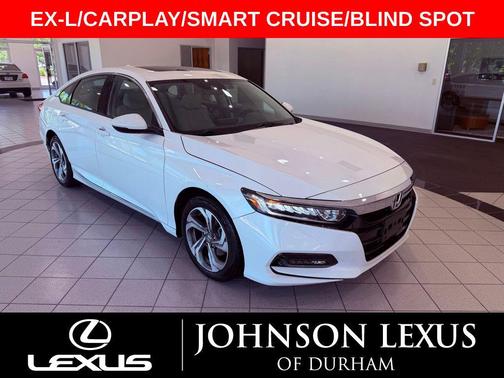 Platinum White Pearl 2018 Honda Accord EX-L
