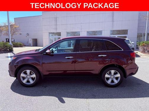Dark Cherry Pearl 2011 Acura MDX 3.7L Technology