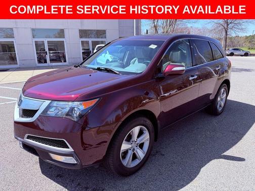Dark Cherry Pearl 2011 Acura MDX 3.7L Technology