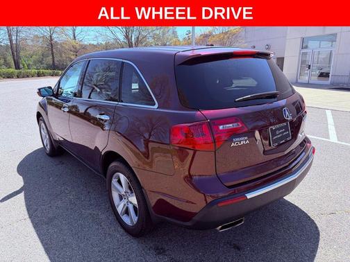 Dark Cherry Pearl 2011 Acura MDX 3.7L Technology