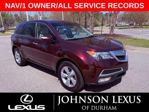 Dark Cherry Pearl 2011 Acura MDX 3.7L Technology