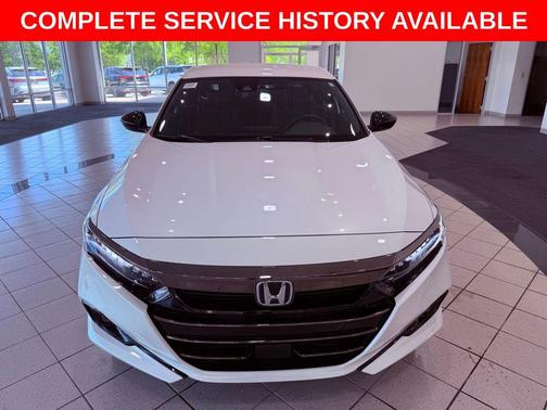 Platinum White Pearl 2022 Honda Accord Hybrid Sport