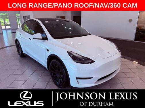 Pearl White Multi-Coat 2023 Tesla Model Y Long Range Dual Motor All-Wheel Drive