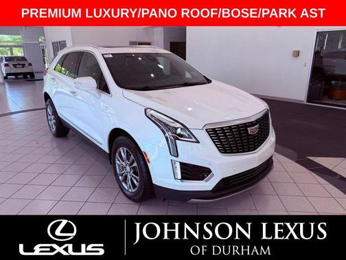 Crystal White Tricoat 2021 Cadillac XT5 Premium Luxury