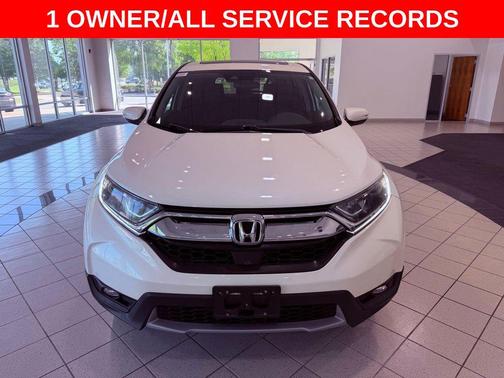 Diamond White Pearl 2018 Honda CR-V EX