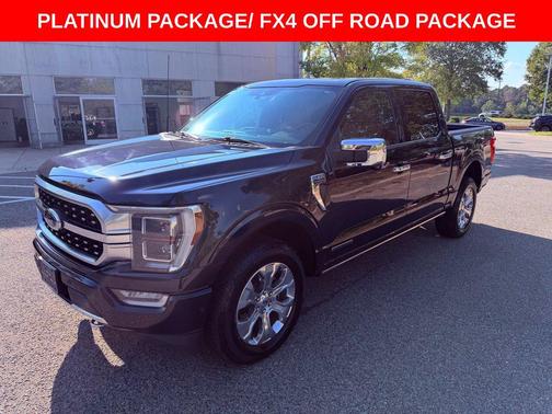Antimatter Blue Metallic 2022 Ford F-150 Platinum