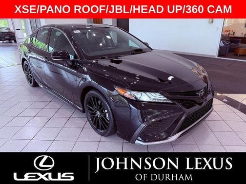 Midnight Black Metallic 2022 Toyota Camry XSE
