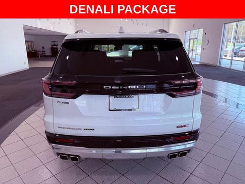 White Frost Tricoat 2024 GMC Acadia Denali