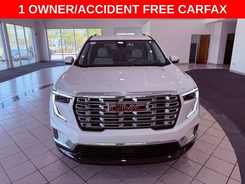 White Frost Tricoat 2024 GMC Acadia Denali