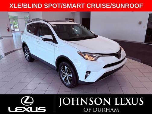 Super White 2018 Toyota RAV4 XLE