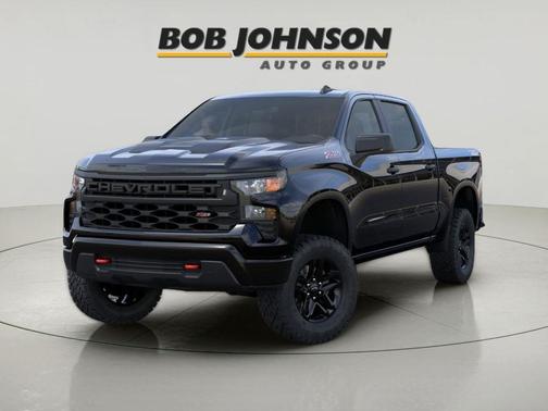Black 2026 Chevrolet Silverado 1500 Custom Trail Boss