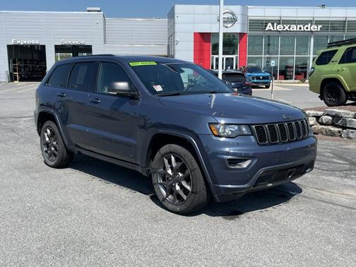 Pacific Blue Clearcoat 2021 Jeep Grand Cherokee 80th Anniversary Edition