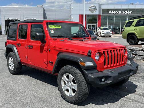 Firecracker Red Clearcoat 2021 Jeep Wrangler Unlimited Sport
