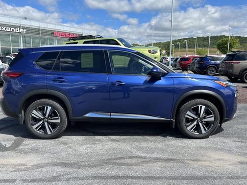Caspian Blue Metallic 2023 Nissan Rogue Platinum