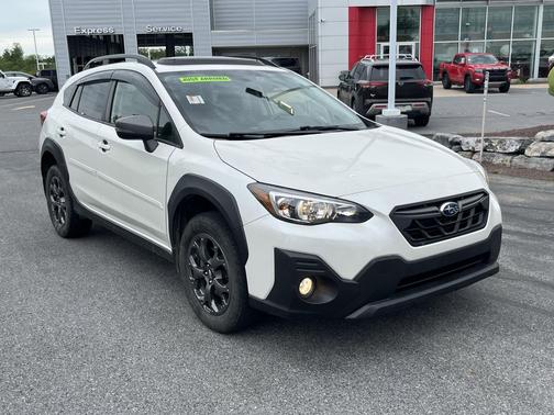 Crystal White Pearl 2023 Subaru Crosstrek Sport