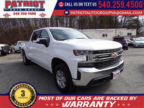 White 2021 Chevrolet Silverado 1500 LT