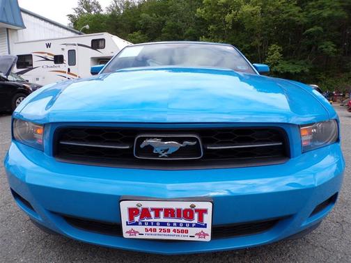 Blue 2010 Ford Mustang Base