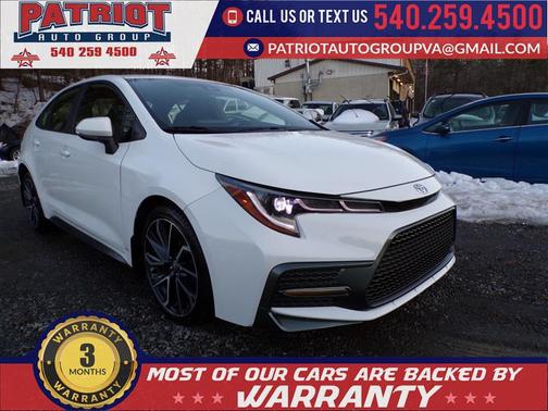 White 2022 Toyota Corolla SE