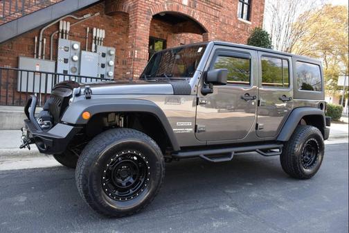 Granite Crystal Metallic Clearcoat 2018 Jeep Wrangler JK Unlimited Sport