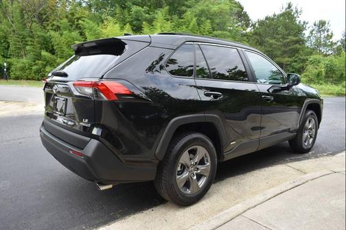Midnight Black Metallic 2024 Toyota RAV4 Hybrid LE